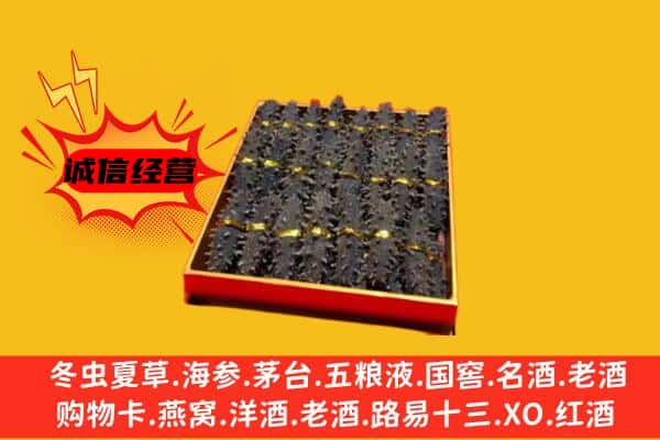 电白区回收海参